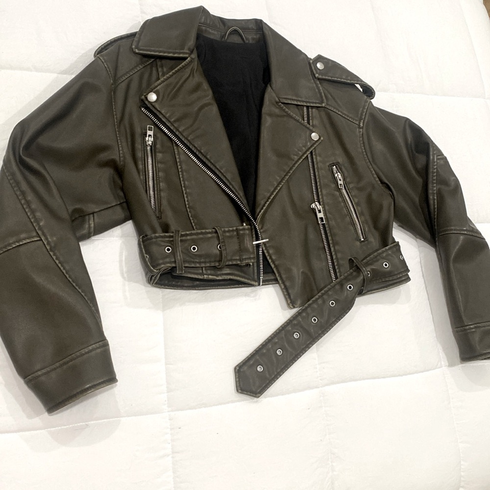Leather jacket